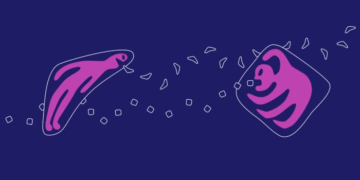 illustration by @launshae: communication is almost impossible between different languages