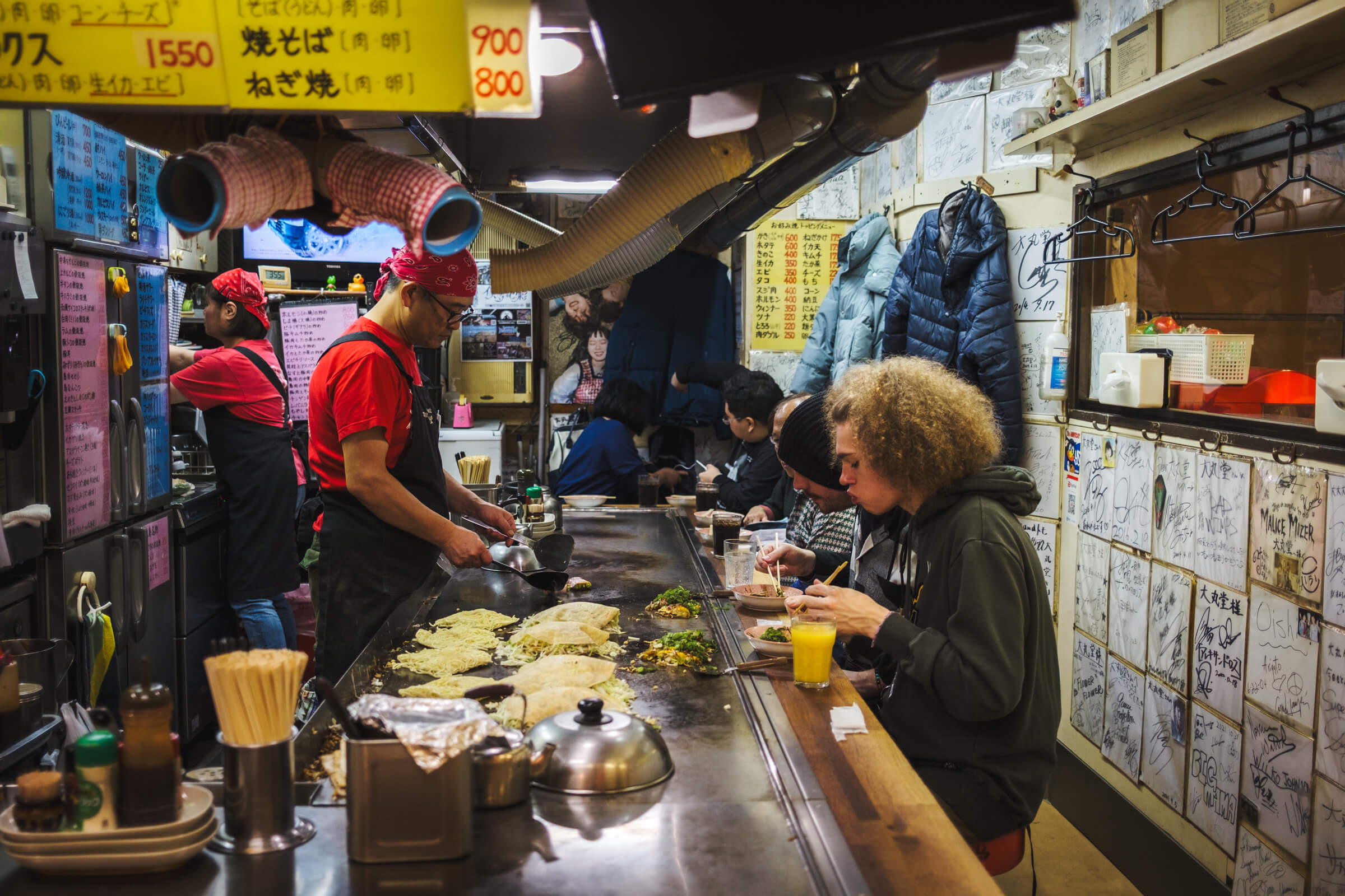 photo of a stall in Okonomimura