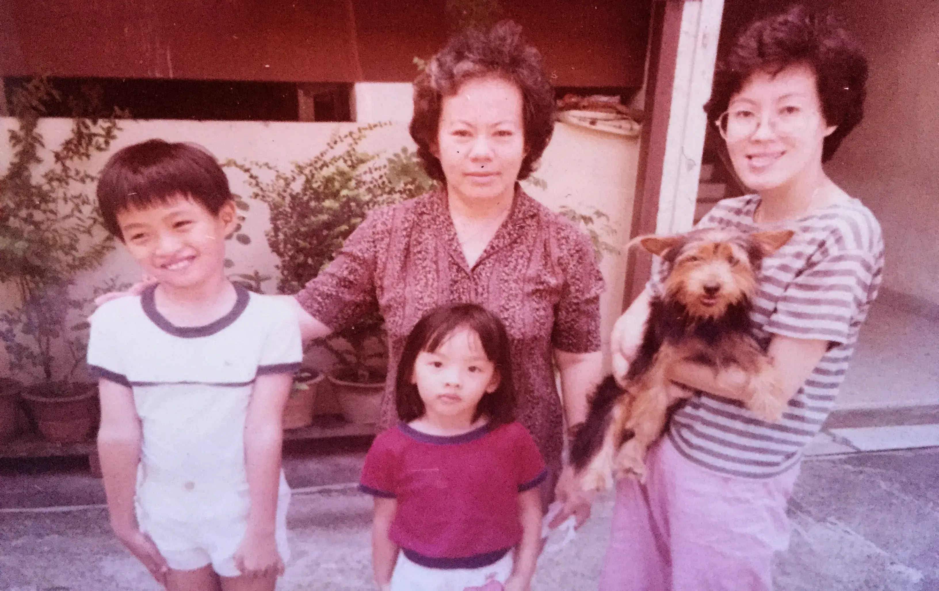 photo of my grandmother and me