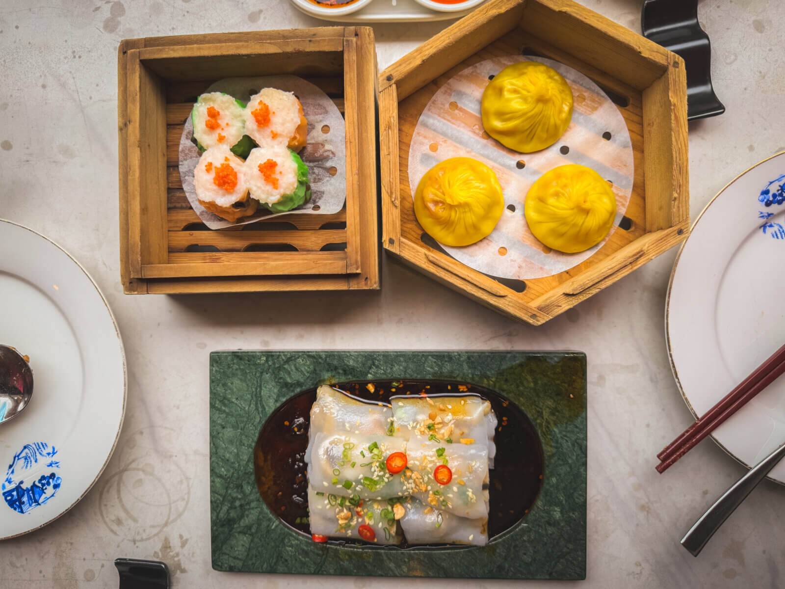 photo of the dim sum at the chinese library