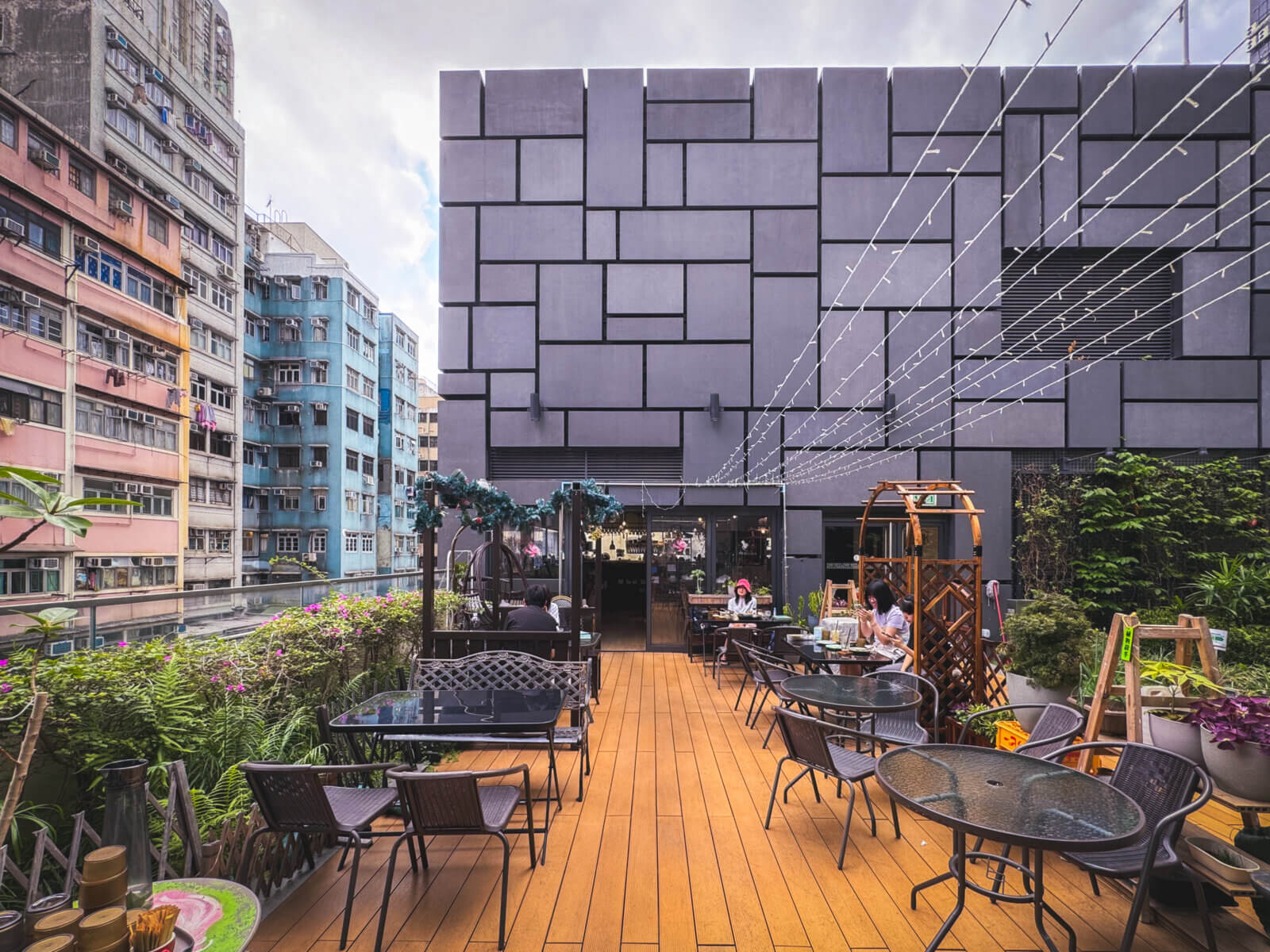 photo of the rooftop at poach