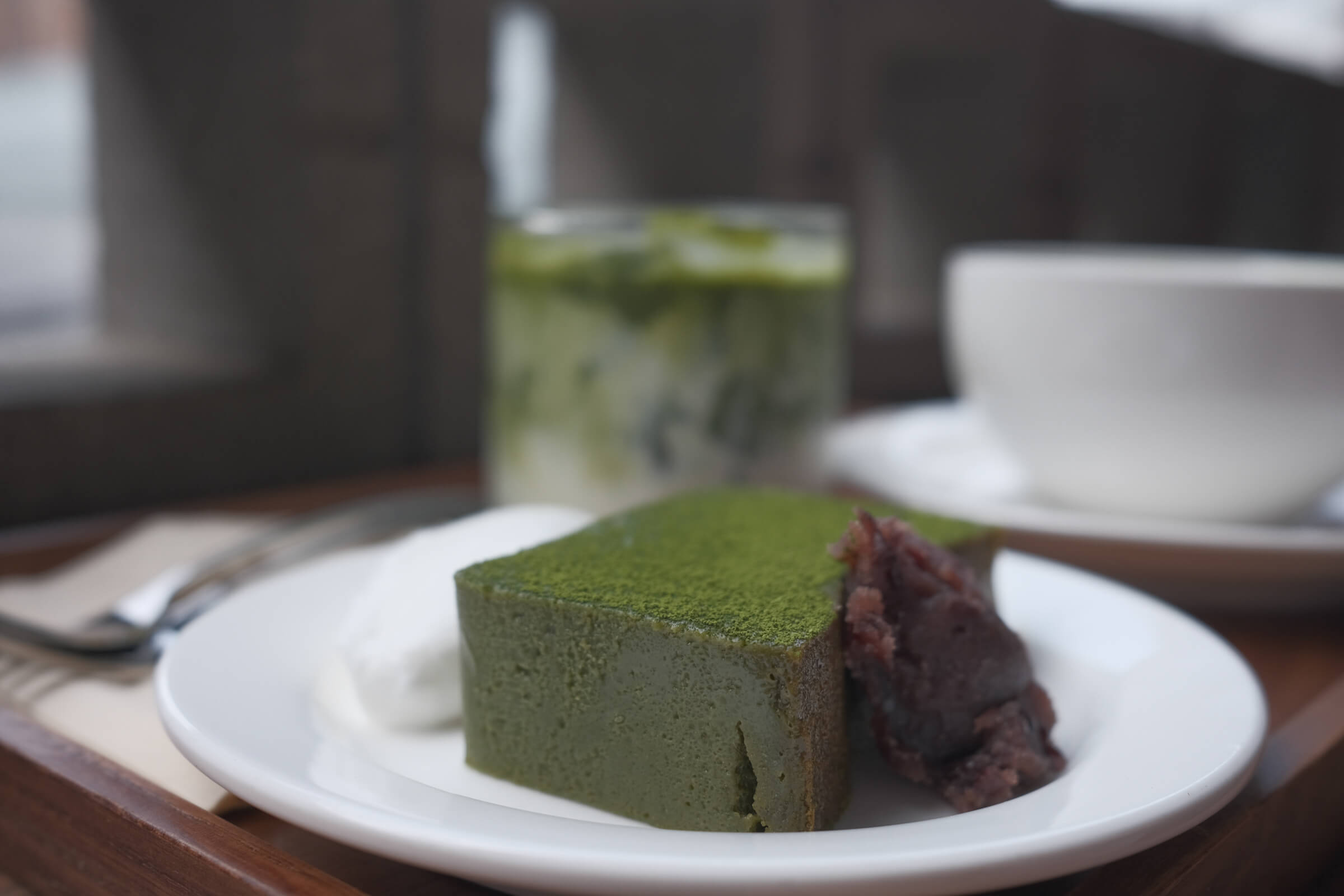 photo of matcha terrine 