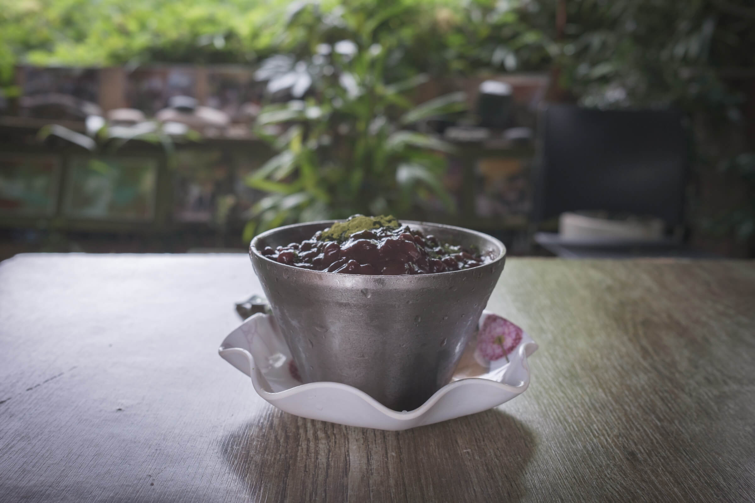 photo of green tea patbingsu, busan 