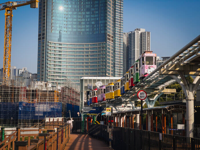 photo of the sky capsules before they are operational