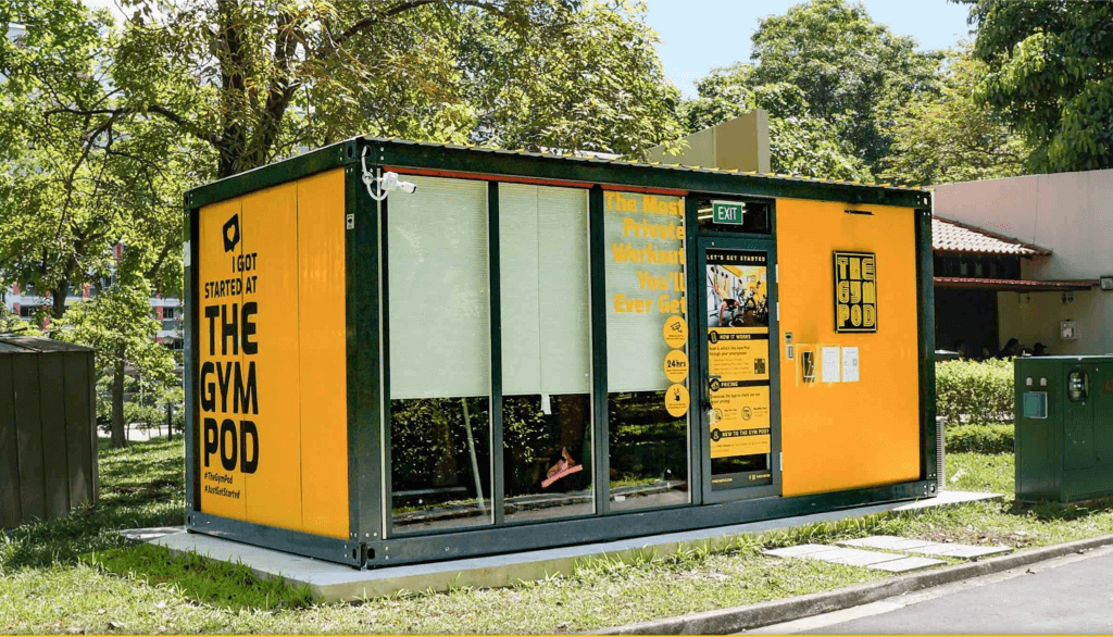 photo of a gym pod