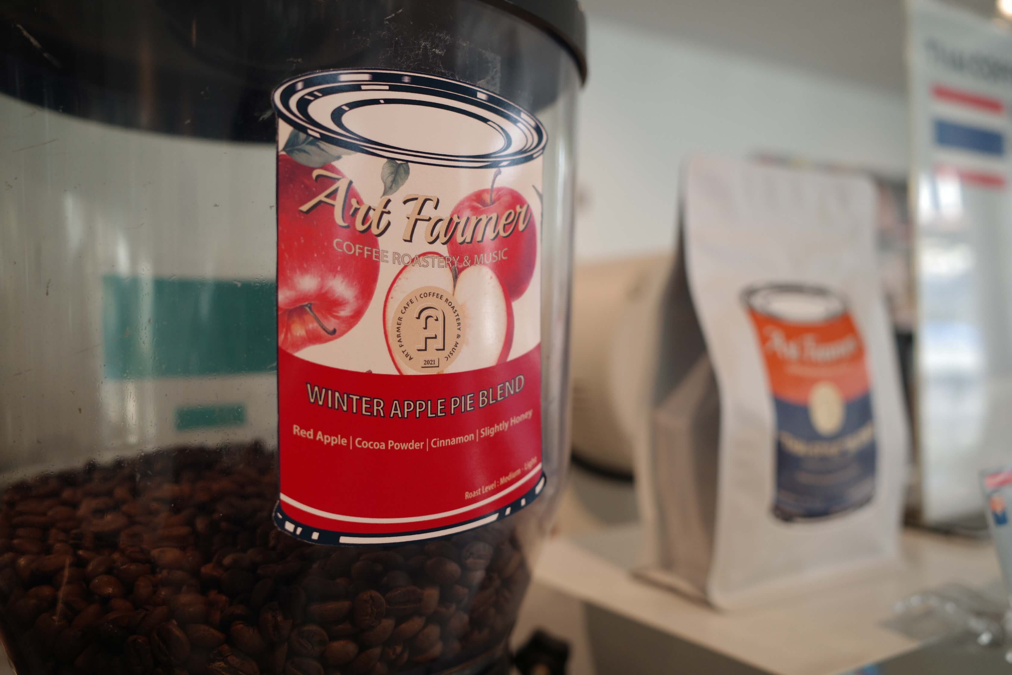 photo of a coffee label from Art Farmer