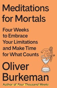 book cover for "meditations for mortals"