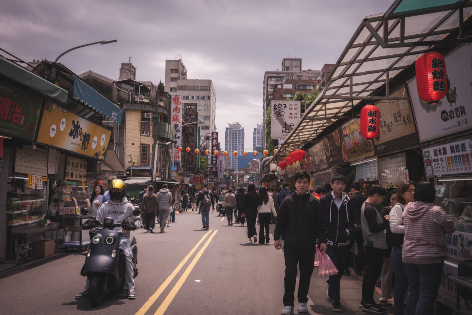 photo of a food market