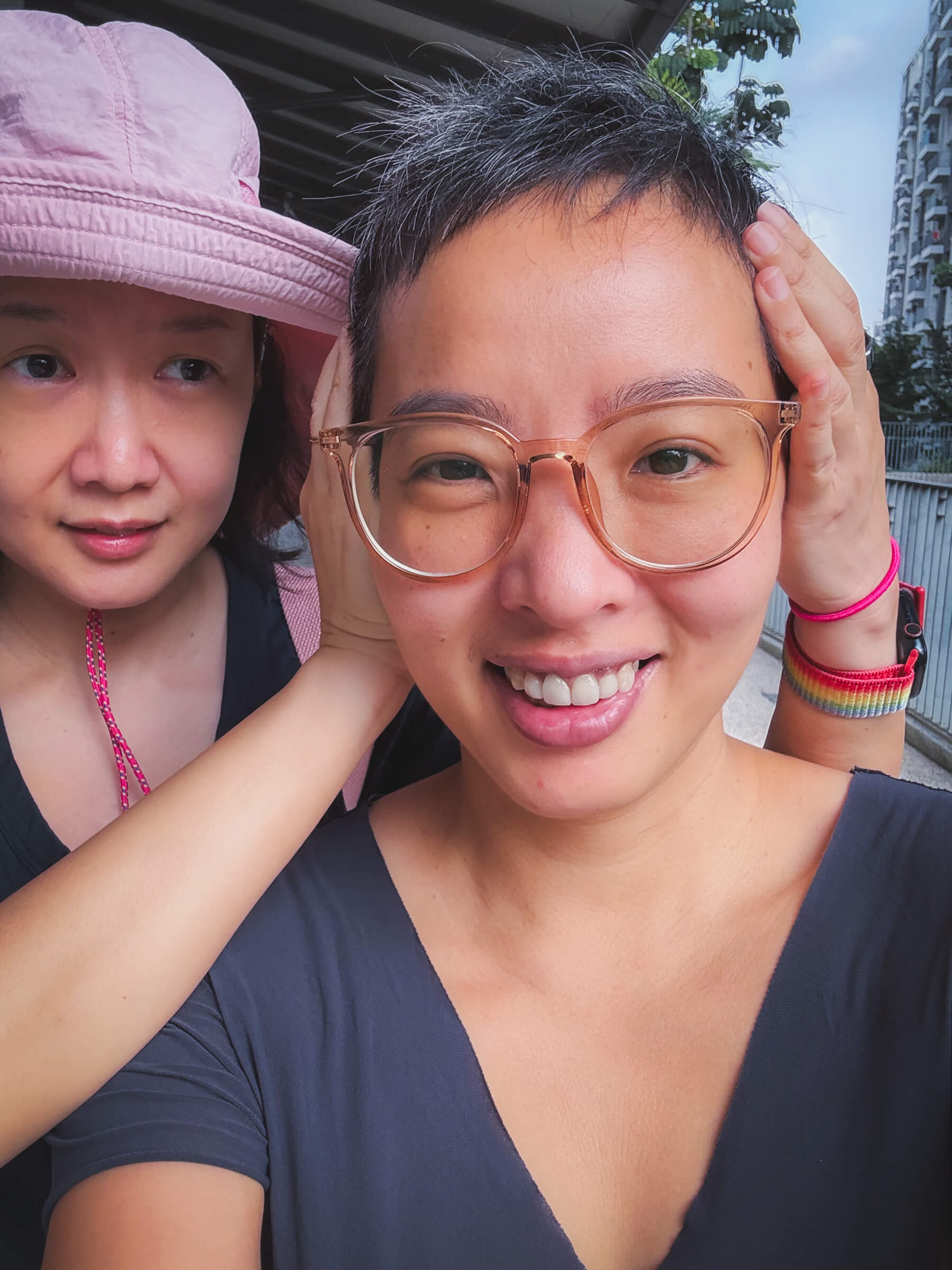 photo of my partner covering my ears